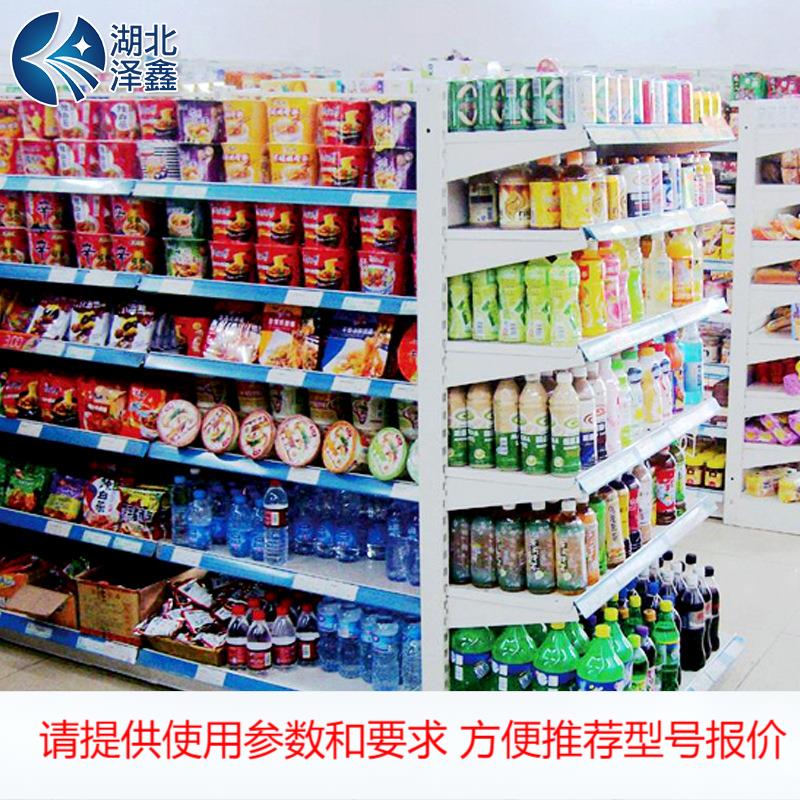 厂家热销轻量型置物架 商超药店便利店早餐店全新冷轧钢双面货架