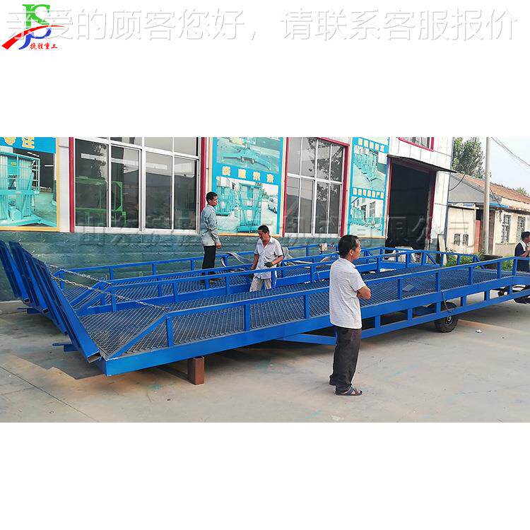 货物输移动式登运车桥 JNL集箱装装运平台坡道物流液压转运 设备