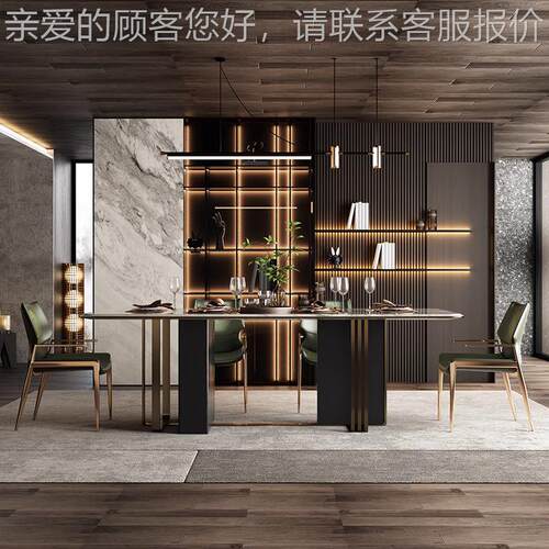 意式轻奢餐椅家简约餐现代椅48113不钢靠背扶手椅锈售楼部厅样板