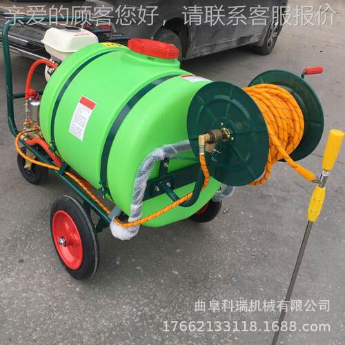 科L160手推式打药机 养殖防疫消毒喷雾油器 汽瑞42高压远射程喷药