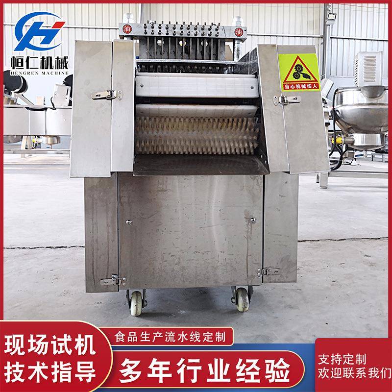 厂家全自动冷冻鹅鸡鸭切剁排机XTB骨器块鸡腿冻肉猪蹄机器