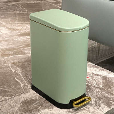垃圾桶卫生间窄缝厕所家用轻奢夹缝不锈钢客厅高档简约脚踏式带盖