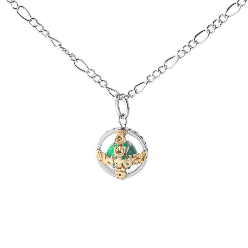 动漫周边JOJO的奇妙冒险飙马野郎杰洛齐贝林铁球回转项链配饰