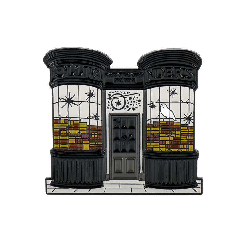 房子胸针Ollivanders书包装饰别针合金珐琅徽章饰品