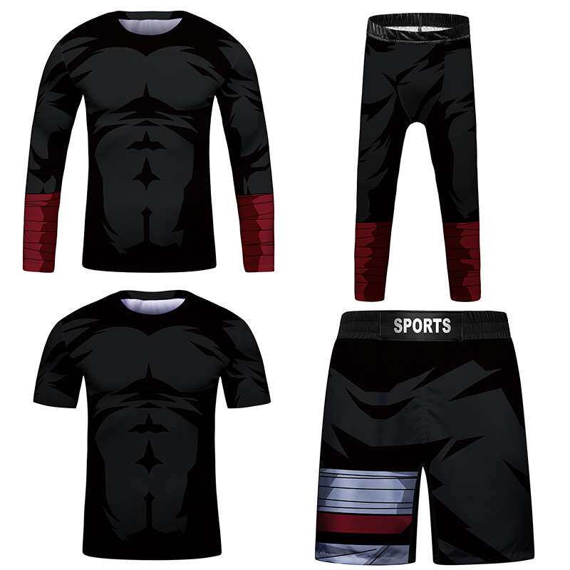 少儿紧身衣弹力保暖男童运动服篮球健身打底衫训练服速干牛奶丝