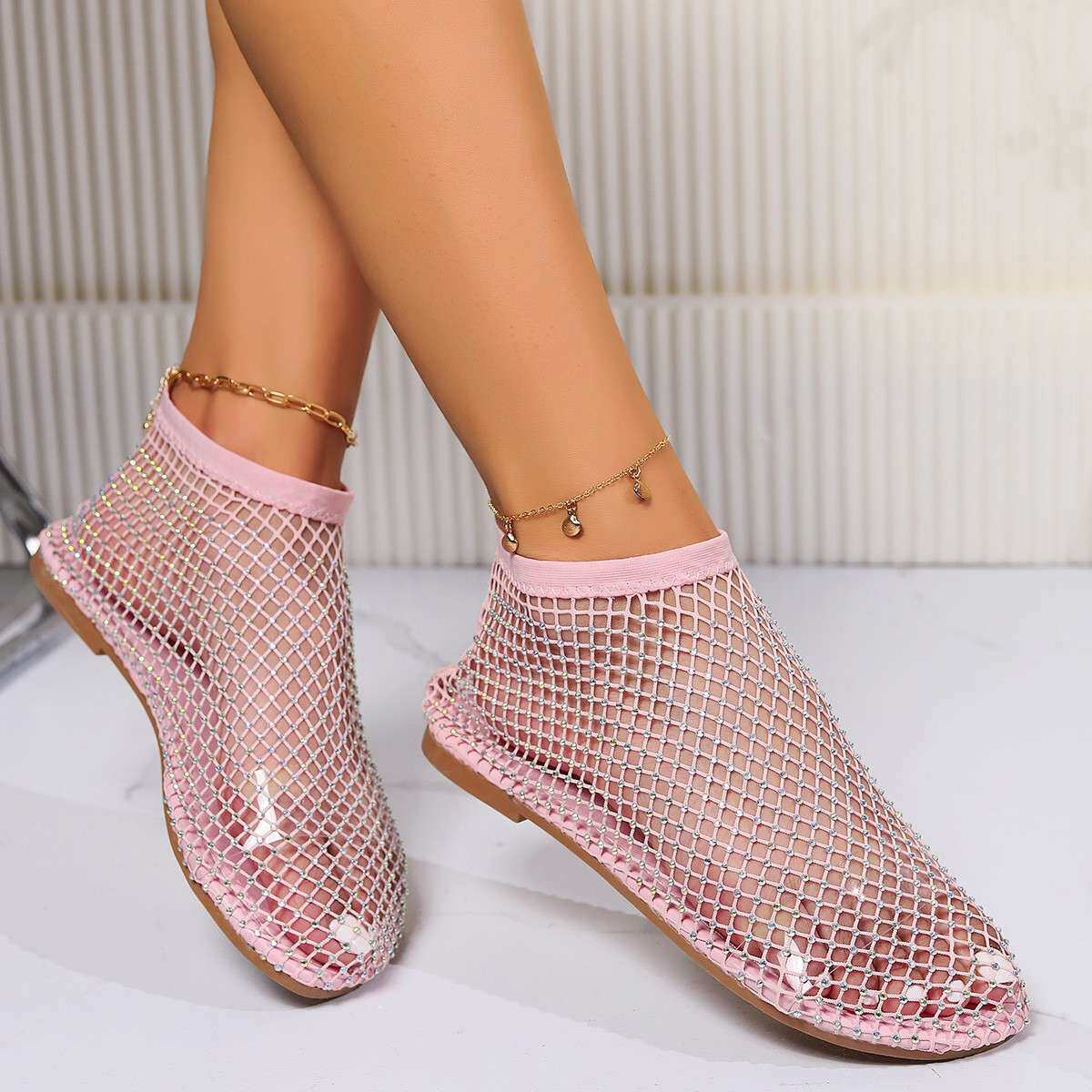 women shoes鞋女镶钻时装凉鞋
