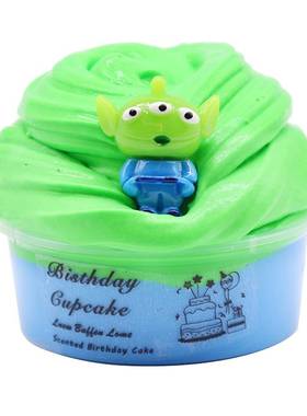 2025卡通棉花泥泡芙泥史莱姆彩泥diy配件新款slime解压玩具