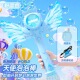 爆款 网红天使泡泡机儿童手持泡泡棒电动吹泡泡全自动泡泡枪泡液