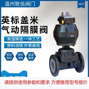 英標蓋米氣動隔膜閥 10C P鑄鋼不銹鋼 德國蓋米氣動隔膜閥 EG641J