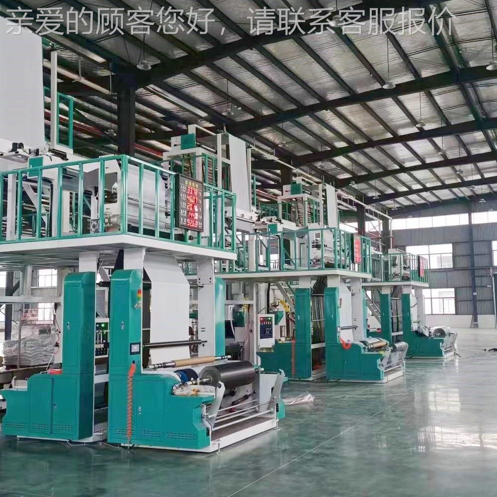 厂家供应全低自动PE快递袋201吹吹膜机 高塑压吹膜机 PE料袋低压