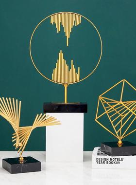 北欧轻奢抽象艺术品装饰家居客厅酒柜店入口装饰工艺礼品办公室桌