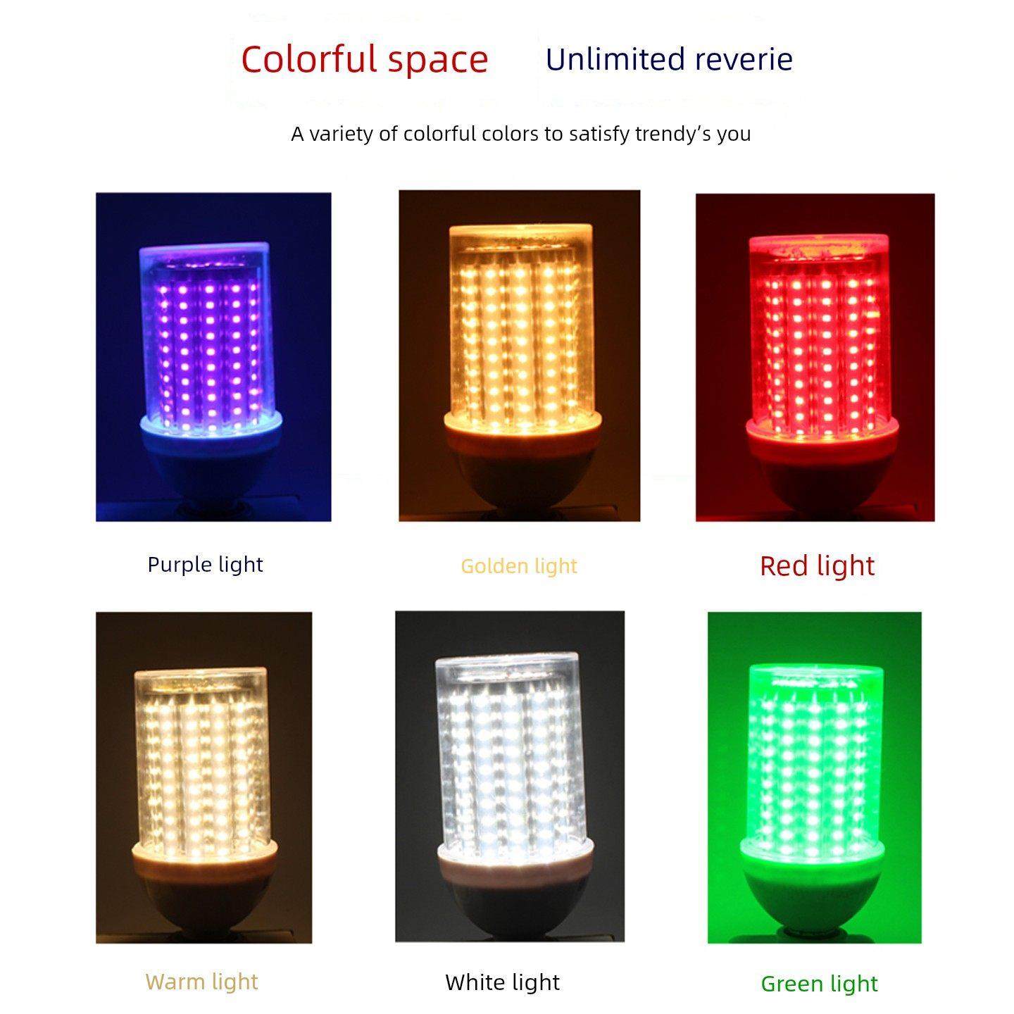 黄色Led高亮度灯泡神位幸运黄灯黄灯E27彩色螺旋大气节能恒亮黄灯,家装灯饰光源,LED玉米灯,淘宝优惠券,粉丝福利购,淘宝优惠卷