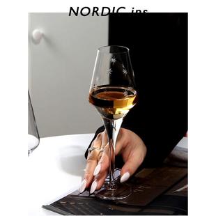 高脚杯光之洋酒杯干邑杯子 高端水晶玻璃酒杯 路易十三 星之礼赞