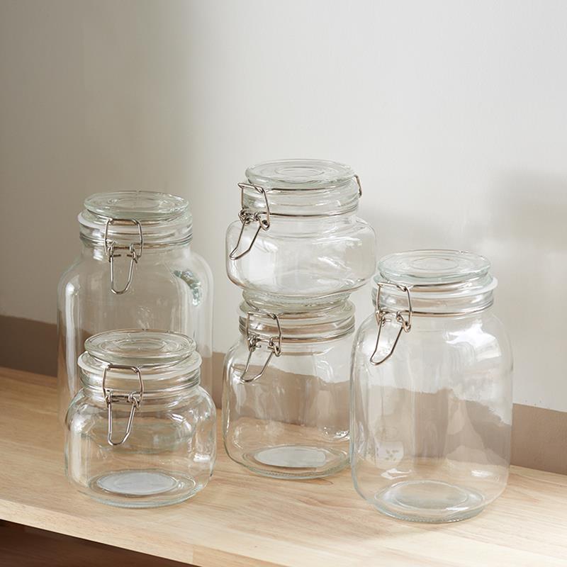 肆月泡菜坛子家用玻璃密封罐子腌菜罐咸菜腌制酸菜容器罐瓶头空瓶
