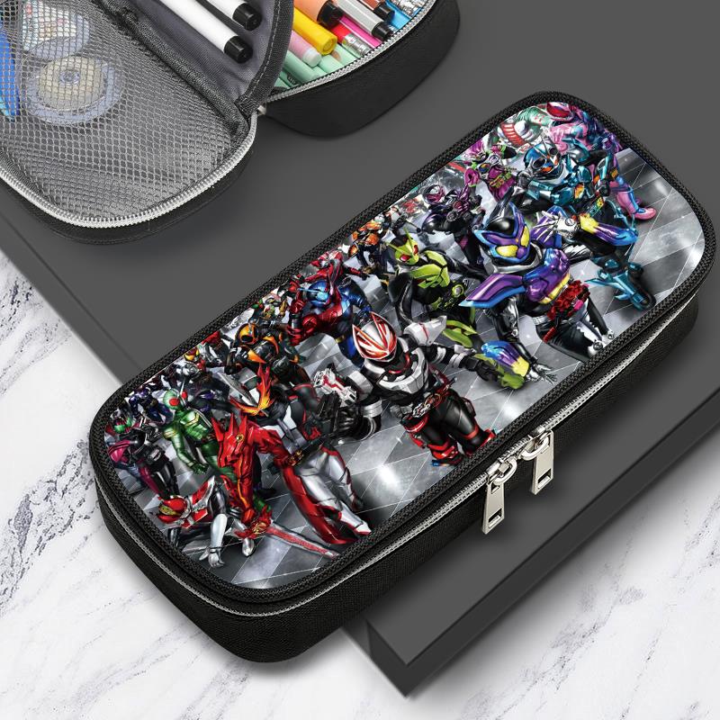新款假面骑士周边笔袋创骑极狐小学生初中文具盒build时王铅笔盒