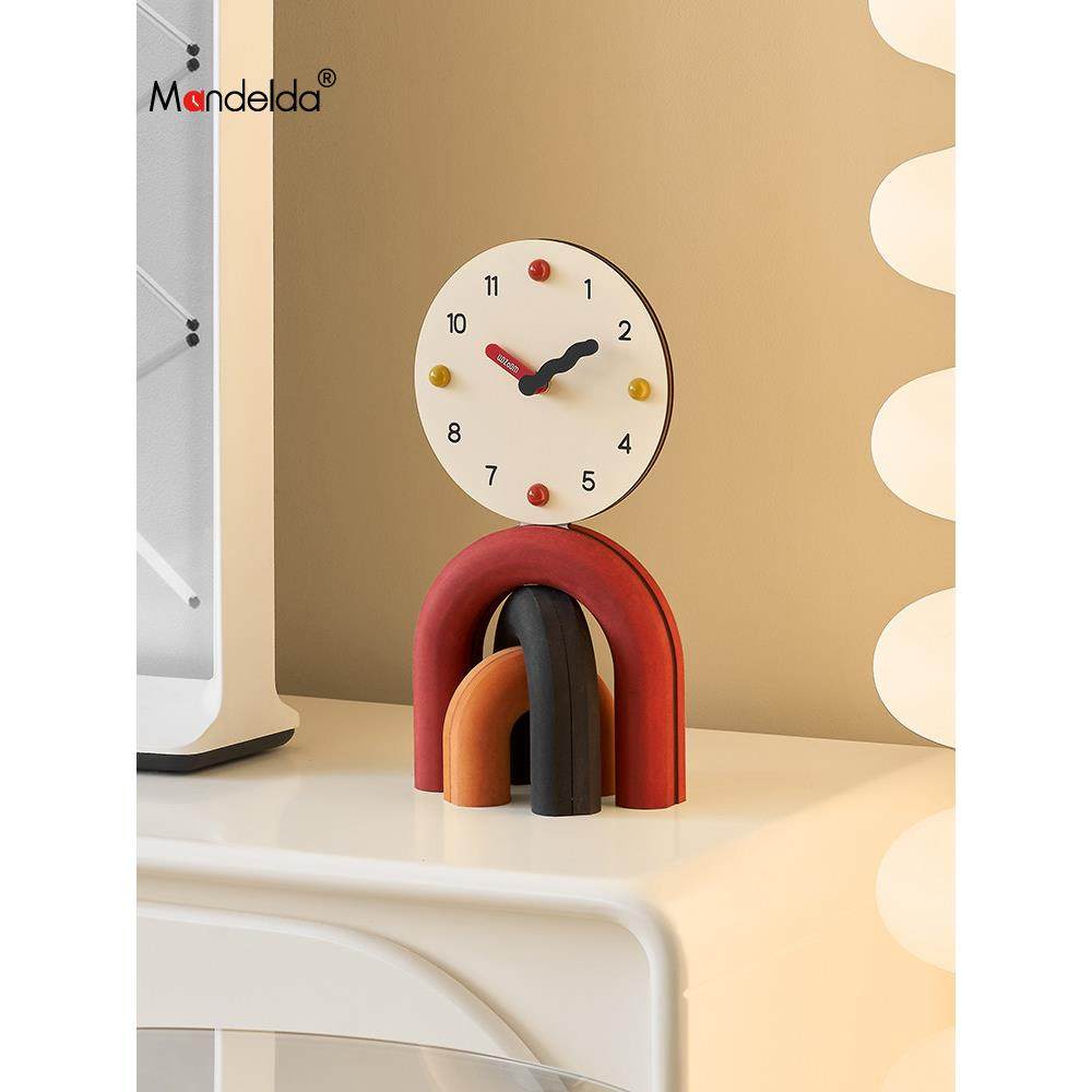 mandelda客厅桌面摆件家居饰品电视柜玄关创意简约座钟酒柜装饰品,家居饰品,桌面摆件,淘宝优惠券,粉丝福利购,淘宝优惠卷