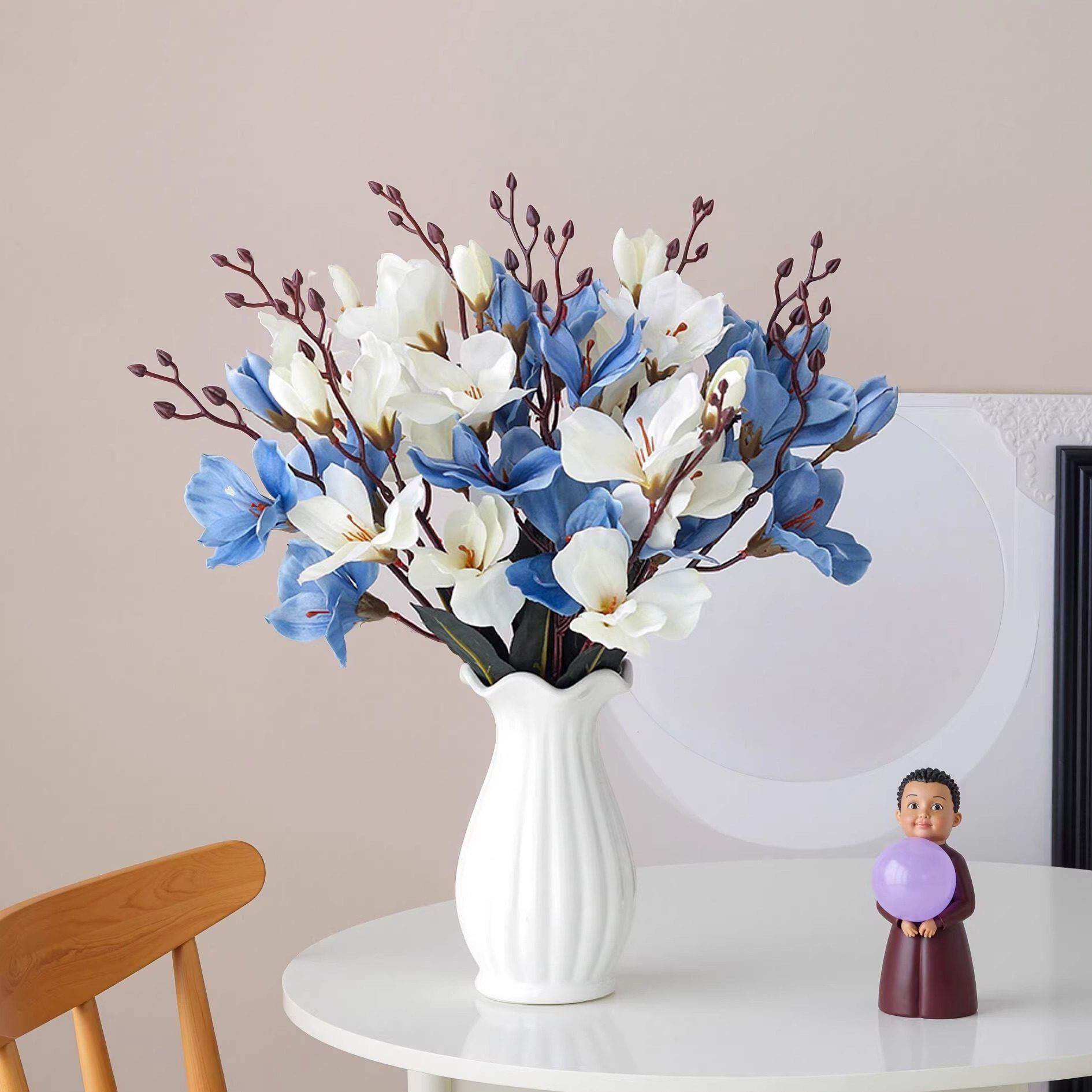 装饰假花客厅摆件餐桌花电视柜干花摆设室内盆栽仿真花艺塑料插花,家居饰品,仿真花/假花,淘宝优惠券,粉丝福利购,淘宝优惠卷