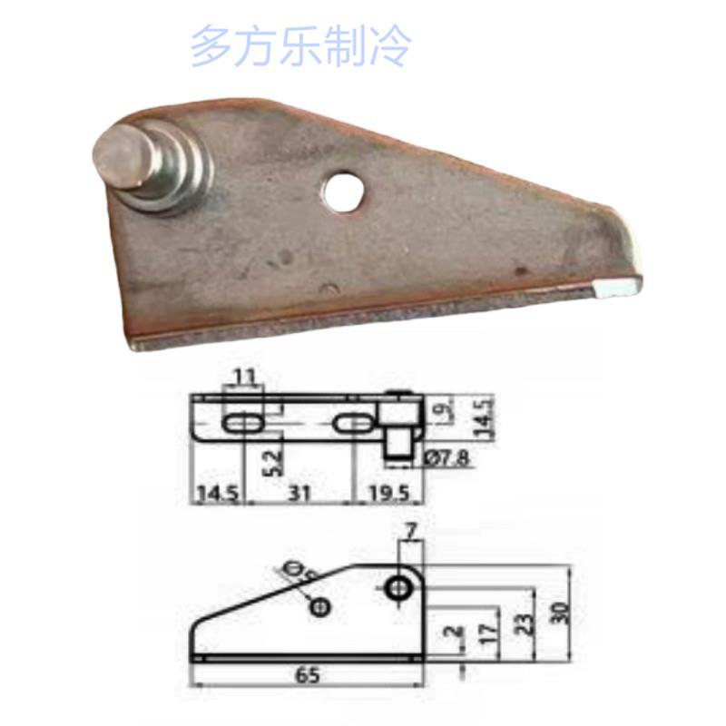 适用醒发箱门铰炼醒面发酵消毒柜不锈钢轴距28商用厨房门合页配件
