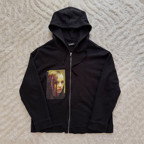 Raf Simons Archive 18AW Christiane湿发少女连帽卫衣 男女同款