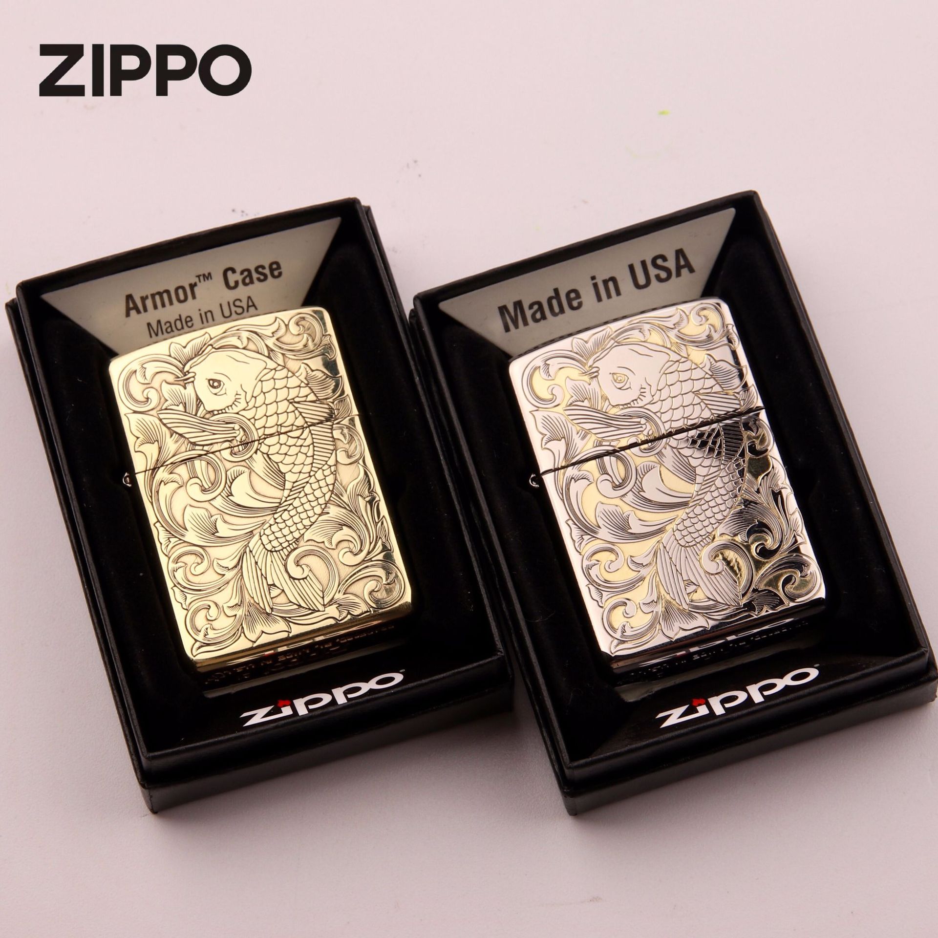 zippo之宝zoip打火机zpio正品zpop煤油ziiop纯铜ziipo原zpo唐草鱼-封面