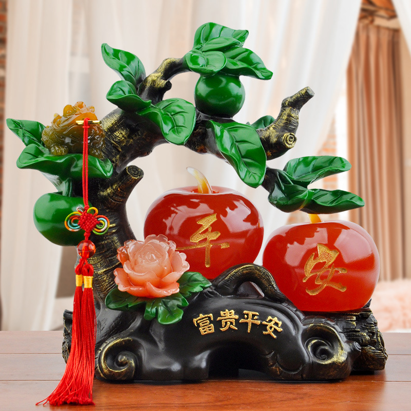 厂家直销富贵平安苹果酒柜客厅玄