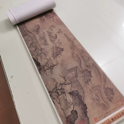 元代王振鹏大明宫图卷复古书画