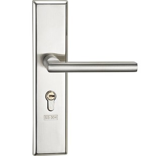 家用门锁室内门锁卧室手柄五金通用型门把手不锈钢锁2X.0厚房门锁