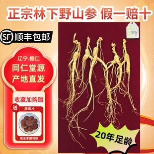 人参长白山野山参高年份东北林下参老山参泡酒炖汤滋补送礼礼盒