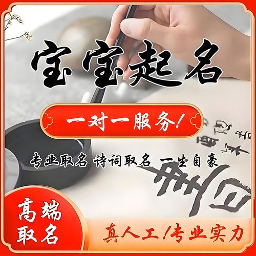 新生婴幼儿宝宝国学创意起名字小孩姓名解析分析解读人工取名服务