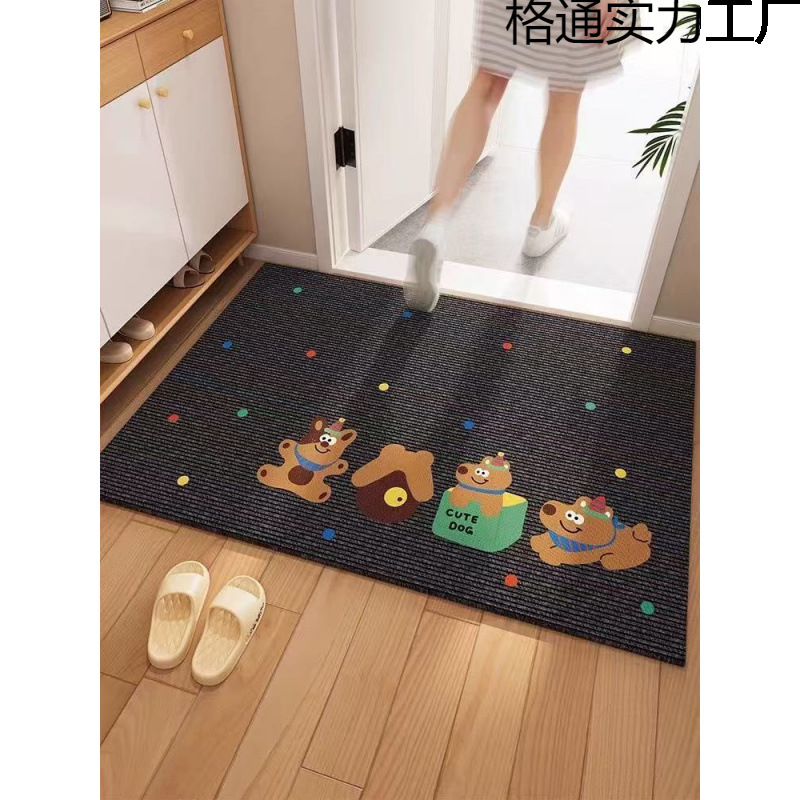 入户门地垫新款门口耐脏防滑脚垫室内门外进门入户地毯入门户门垫