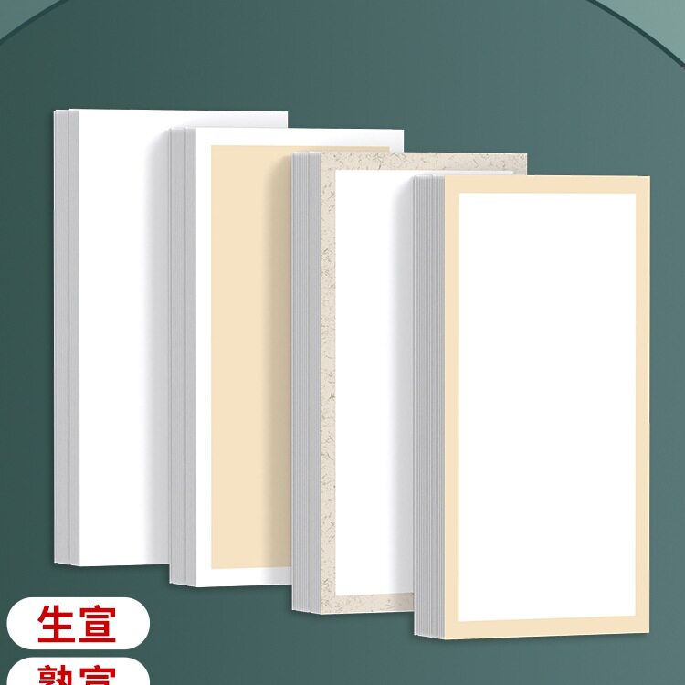 国画卡纸加厚宣纸卡纸长方形半生熟镜面生宣熟宣纸绘画软卡画