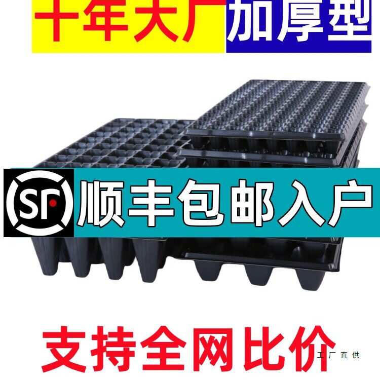 整箱出售育苗盘穴盘蔬菜育苗盆育苗盒育苗盆塑料育苗器苗木多肉箱