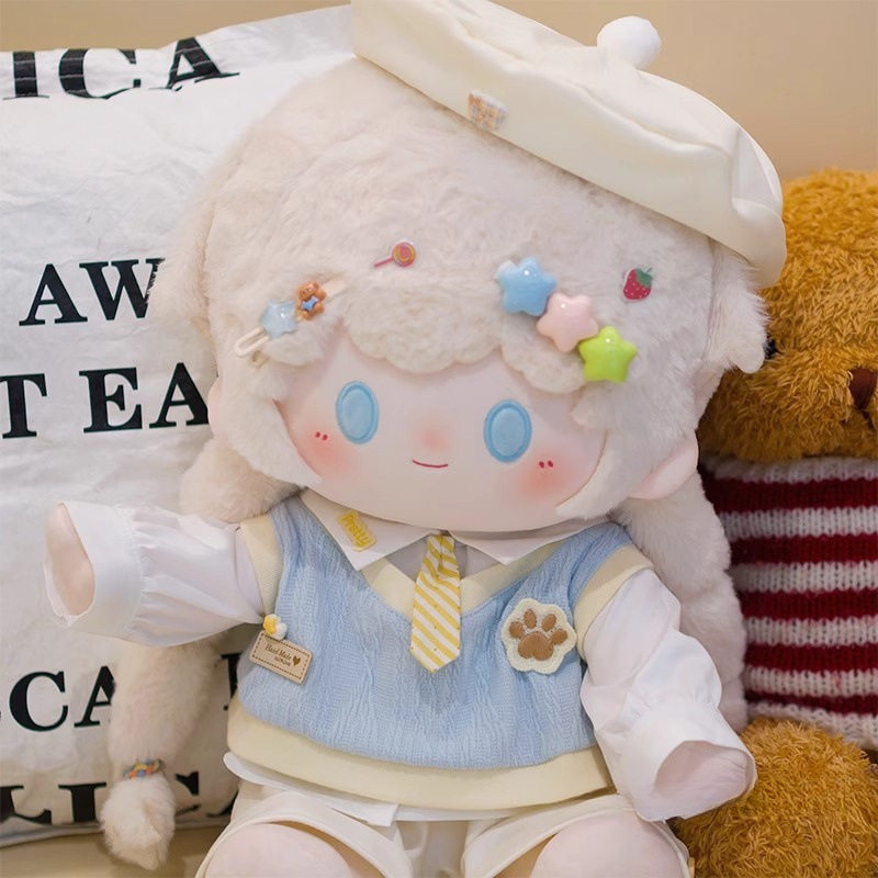 40厘米娃衣40厘米棉花娃娃衣服可爱校园风坐姿娃衣