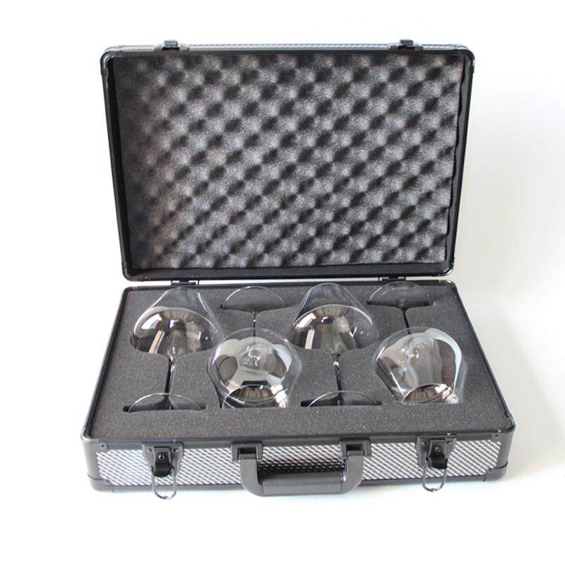 黑领结红酒杯收纳箱子旅行2户外装家用箱外带车载便携手提支存放