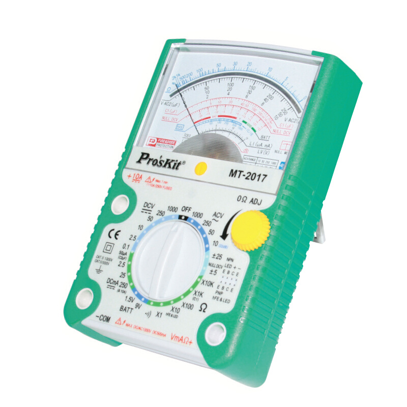 。宝工MT2017进口26档老款防误差三用电表指针式万用表防烧型促销