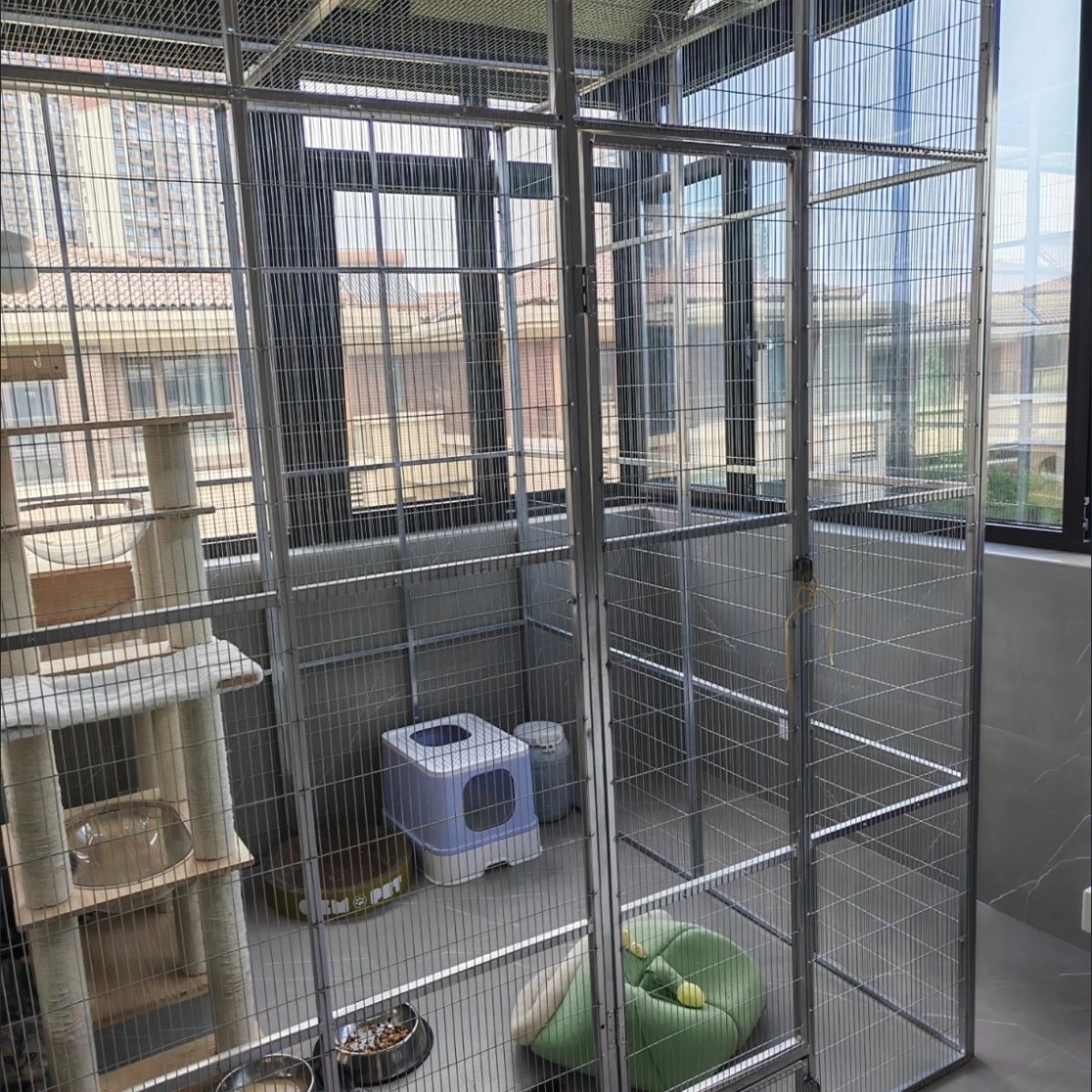宠物笼子特价猫笼子家用室内超大空间加粗加固方管猫别墅猫笼子