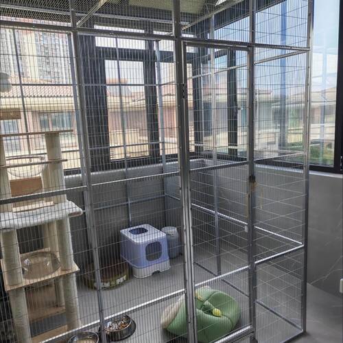 宠物笼子特价猫笼子家用室内超大空间加粗加固方管猫别墅猫笼子