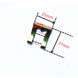 。新品 汽车刹车油管卡子 油管卡簧 U型钢卡扣 厂家直销定位卡片