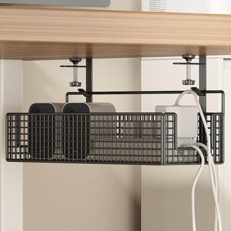 桌下理线器免打孔电脑桌底电线槽线路整理盒路由器走线神器,收纳整理,理线器/集线器/绕线器,淘宝优惠券,粉丝福利购,淘宝优惠卷