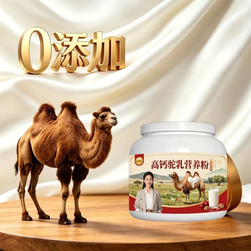 学生高钙驼乳粉温冲速溶零蔗糖高蛋白驼奶粉原产地官方正品专用