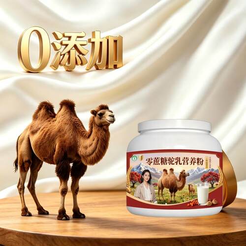 上班族零蔗糖驼乳粉早餐冲饮高蛋白原生营养驼乳粉沙漠有机100
