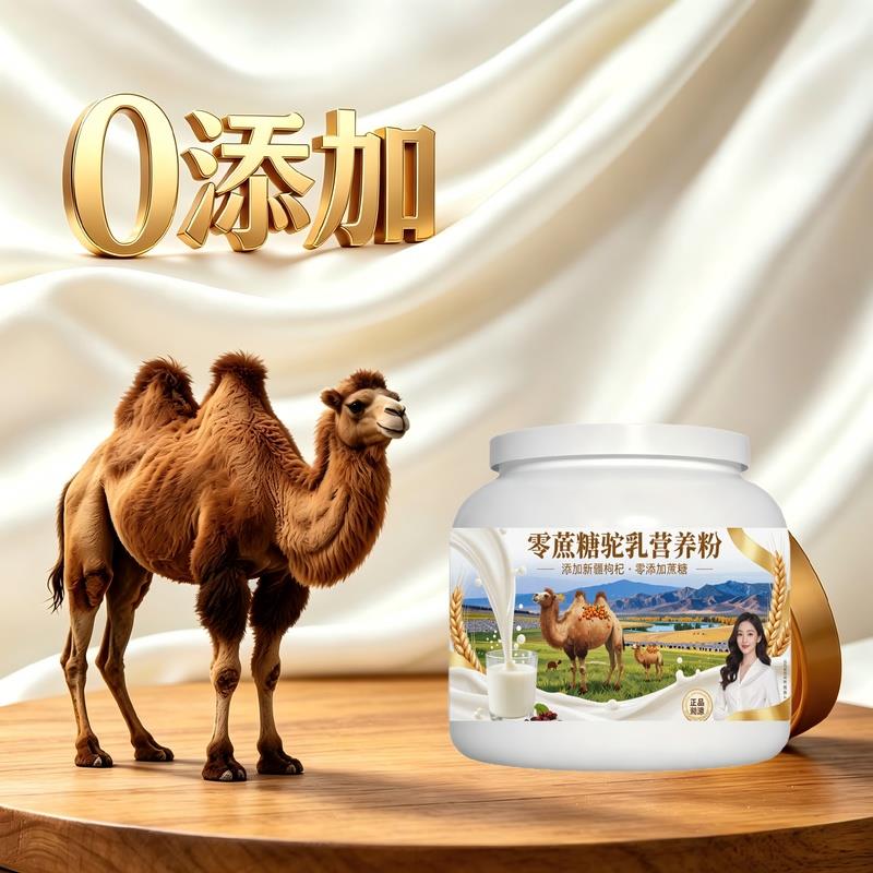 日常饮食人群零蔗糖驼乳粉睡前一杯补充营养驼乳粉沙漠有机官方正