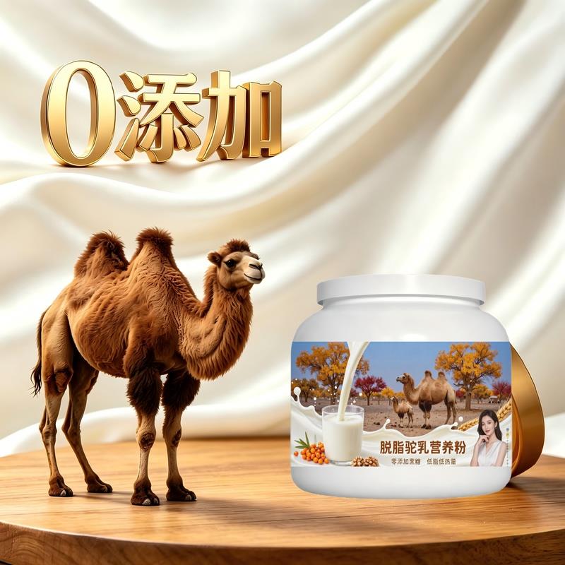 健身补充脱脂驼乳粉健身加餐富硒抗氧化驼奶冲调粉沙漠有机正品配