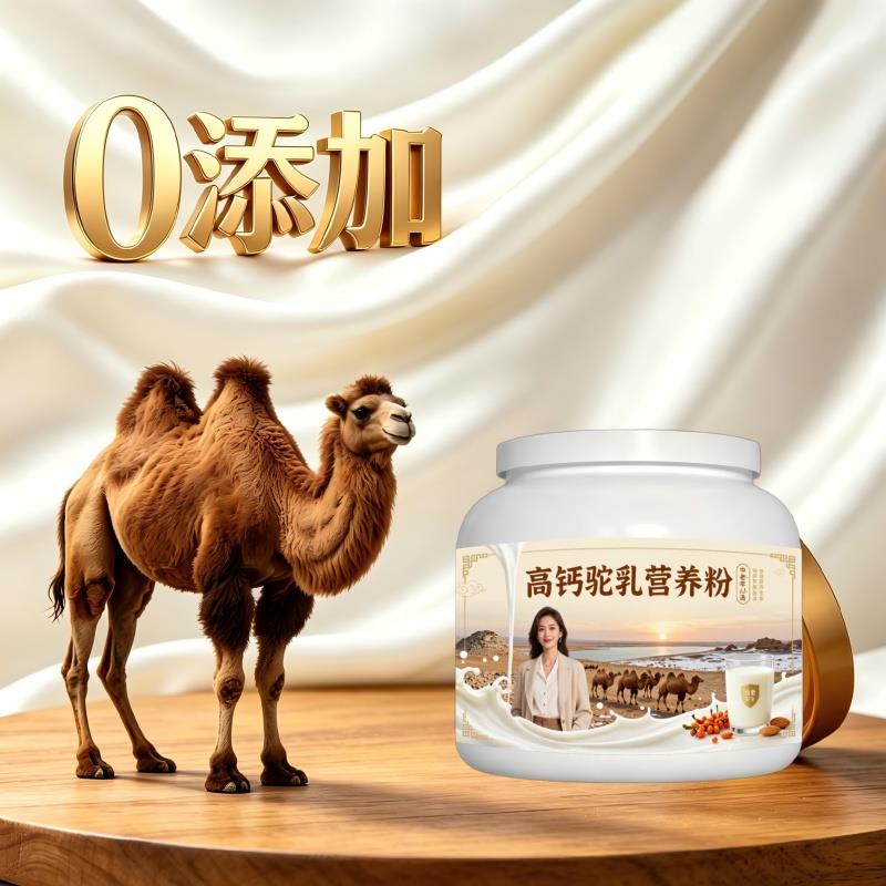 中老年高钙驼乳粉居家食补零蔗糖温和骆驼营养粉丰草牧场官方正品