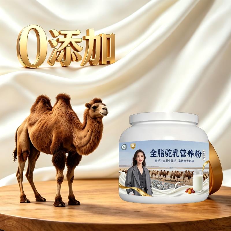 全脂驼乳粉睡前饮用高蛋白护肠胃骆驼营养粉散养官方专用