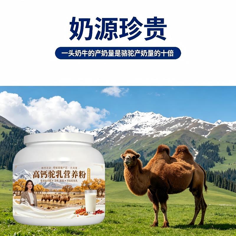 高钙驼乳粉调养高蛋白全营养骆驼营养粉原产地官方正品初乳配方
