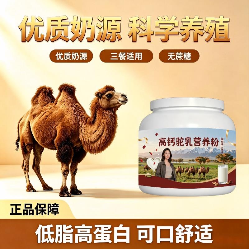 健身高钙驼乳粉居家食补均衡营养驼乳粉厂家直销100%正宗纯正