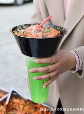 走的行火锅杯摊冒烟移动热饮商用小吃车夜火锅EWZ市店网红奶茶摆