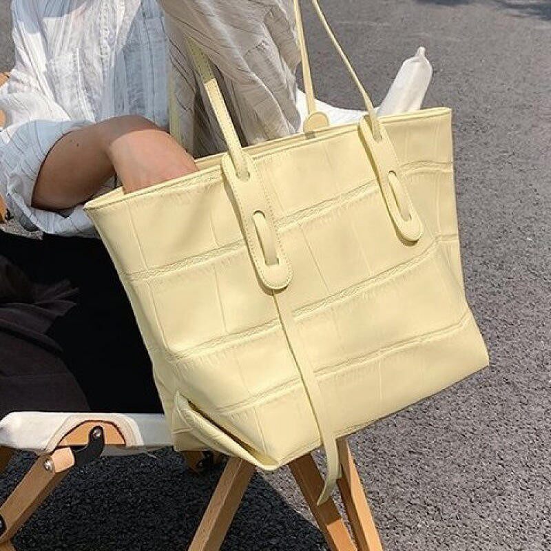 新通勤托特包大容量春夏百搭小众韩系学生单肩包