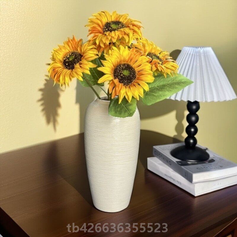 新中式花瓶陶瓷花瓶摆件侘寂桌面风插花家居装饰花器轻奢客厅复古